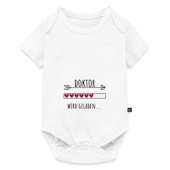 Doktor Personalisierter Beruf Mädchen - Baby Premium Kurzarmbody - Weiß - Vorne