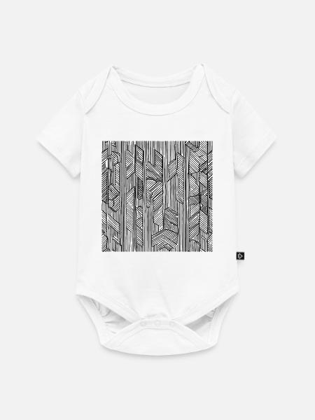 Traummuster 3 - Baby Premium Kurzarmbody - Weiß
