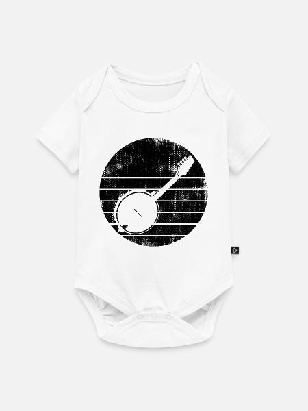Banjo - Baby Premium Kurzarmbody - Weiß