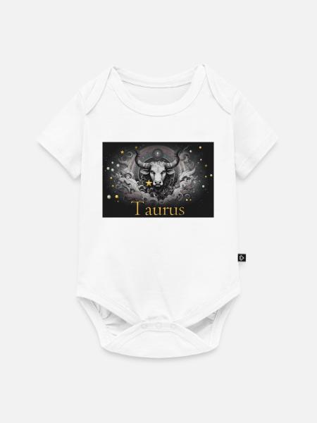 Taurus Sternzeichen Sternzeichen Stier  - Baby Premium Kurzarmbody - Weiß