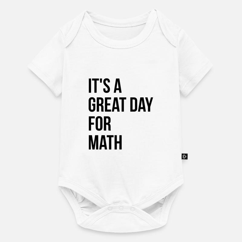 Mathématiques - Body à manches courtes Premium Bébé - blanc