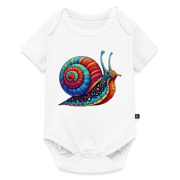 Escargot - Body à manches courtes Premium Bébé - blanc - Devant