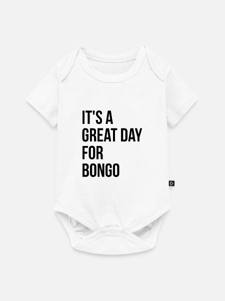 Bongo Bongo Bongo - Baby Premium Kurzarmbody - Weiß