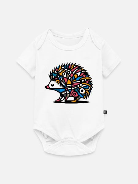 Igel - Baby Premium Kurzarmbody - Weiß