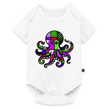 Octopus - Baby Premium short-sleeve bodysuit - white - Front