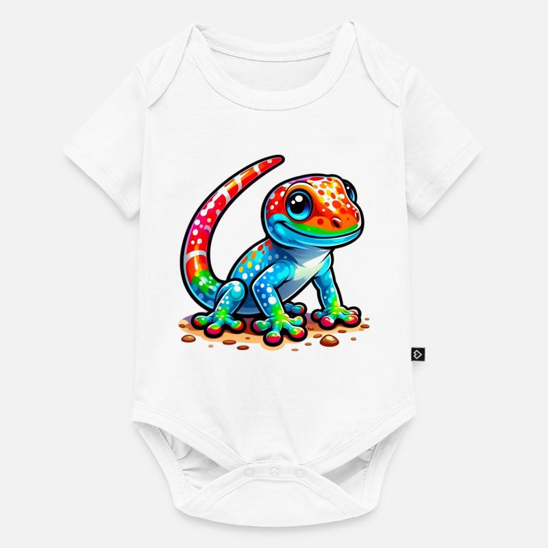 Gecko - Body à manches courtes Premium Bébé - blanc