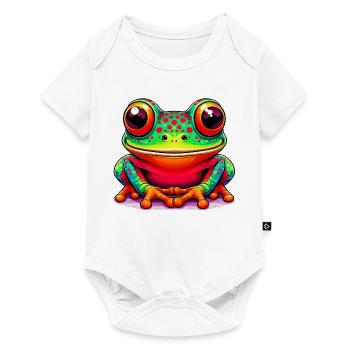 Frog - Baby Premium short-sleeve bodysuit - white - Front