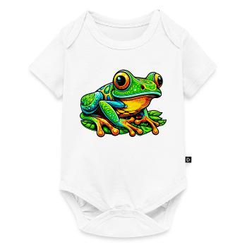 Frog - Baby Premium short-sleeve bodysuit - white - Front