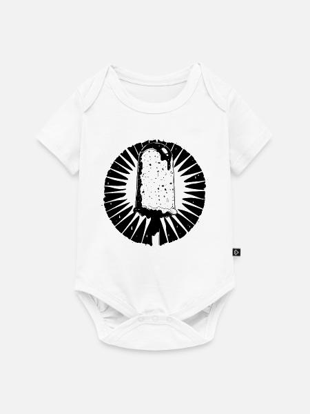 Eiscreme - Baby Premium Kurzarmbody - Weiß