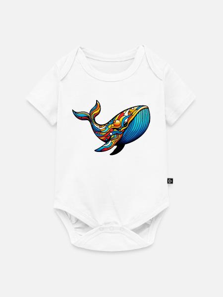 Wal - Baby Premium Kurzarmbody - Weiß