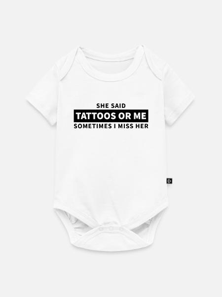 Tattoos or me - Baby Premium Kurzarmbody - Weiß