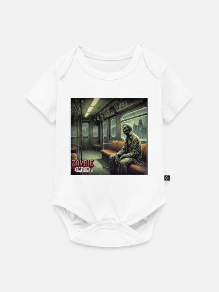 Zombie U Bahn - Baby Premium Kurzarmbody - Weiß