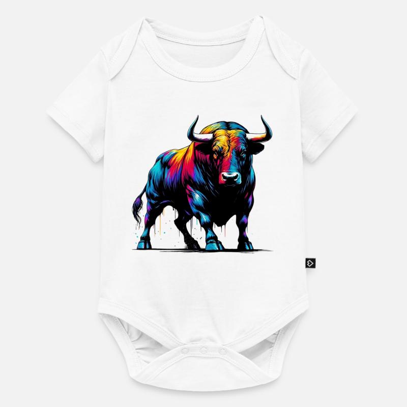 Taureau - Body à manches courtes Premium Bébé - blanc