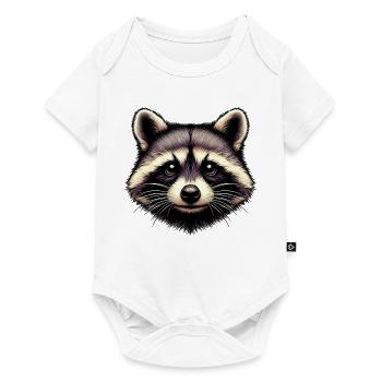Raton laveur - Body à manches courtes Premium Bébé - blanc - Devant