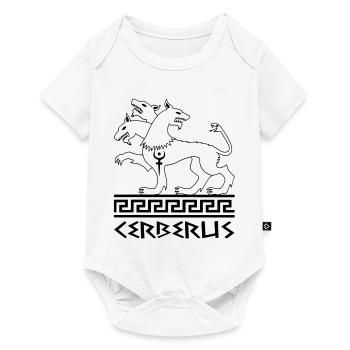 Black Cerberus Wolf Dog - Baby Premium short-sleeve bodysuit - white - Front