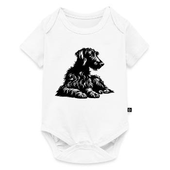 Scottish Deerhound - Baby Premium short-sleeve bodysuit - white - Front
