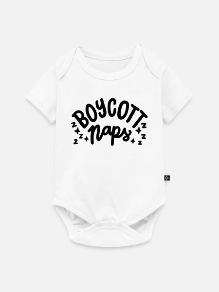 Nickerchen Boykottieren - Baby Premium Kurzarmbody - Weiß