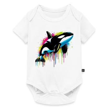 Killer whale - Baby Premium short-sleeve bodysuit - white - Front