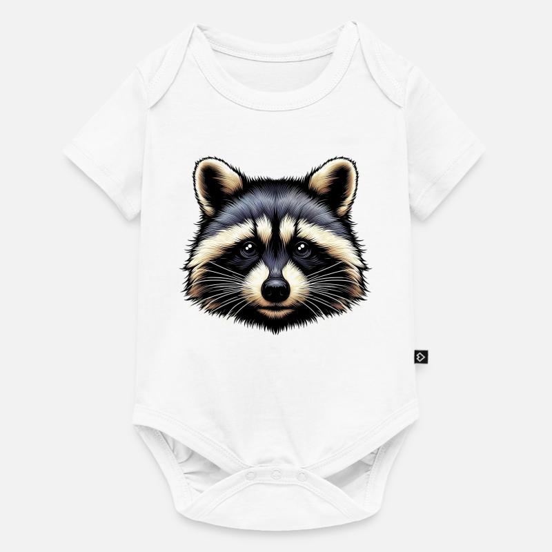 Raton laveur - Body à manches courtes Premium Bébé - blanc