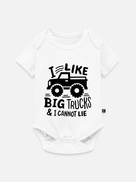 Pick-up Van - Baby Premium Kurzarmbody - Weiß