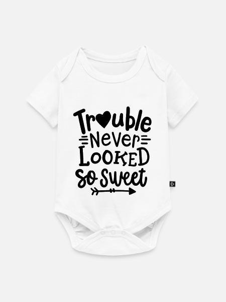 Kinder Humor Kleinkind - Baby Premium Kurzarmbody - Weiß