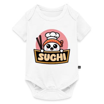 Kawaii Sushi Chef : Sushi Fun - Body à manches courtes Premium Bébé - blanc - Devant