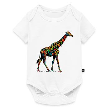 Girafe - Body à manches courtes Premium Bébé - blanc - Devant