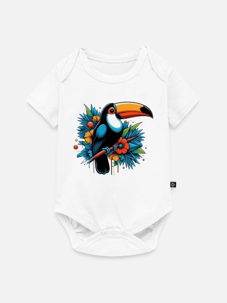 Tukan - Baby Premium Kurzarmbody - Weiß