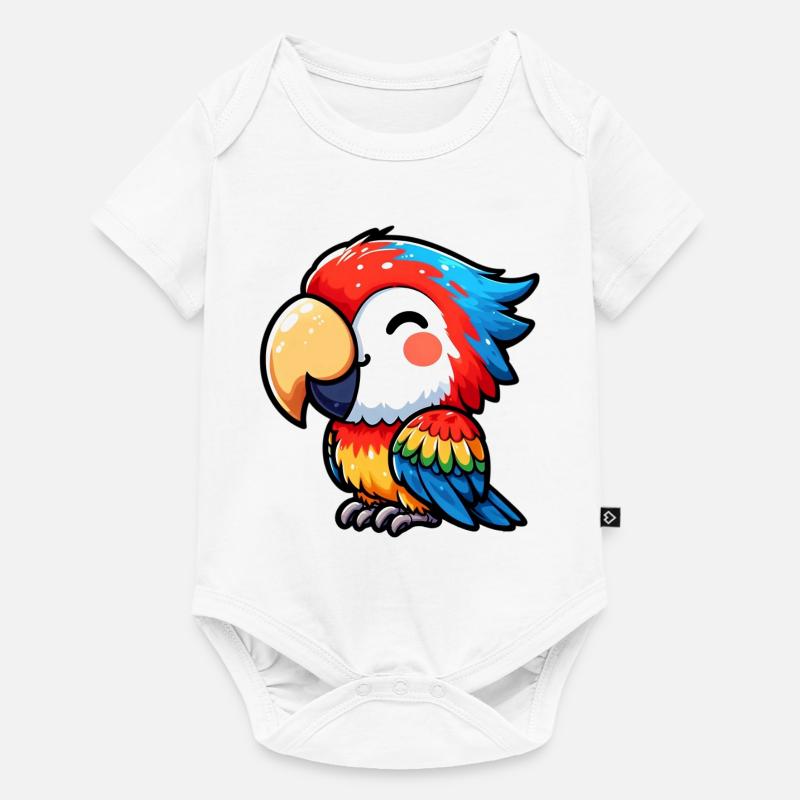 Perroquet - Body à manches courtes Premium Bébé - blanc