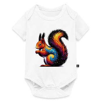 Écureuil - Body à manches courtes Premium Bébé - blanc - Devant