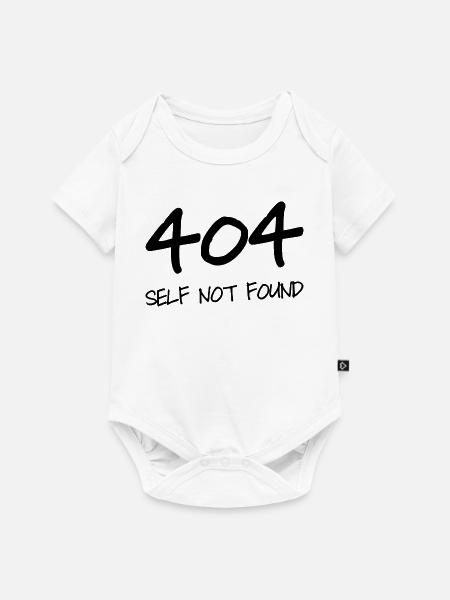 404 selbst nicht gefunden - Baby Premium Kurzarmbody - Weiß