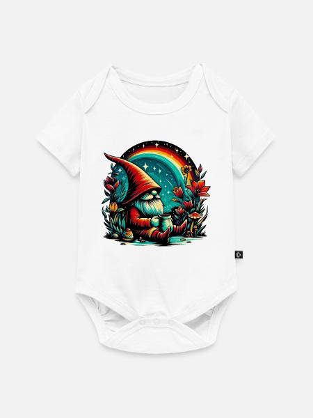 Gnom - Baby Premium Kurzarmbody - Weiß