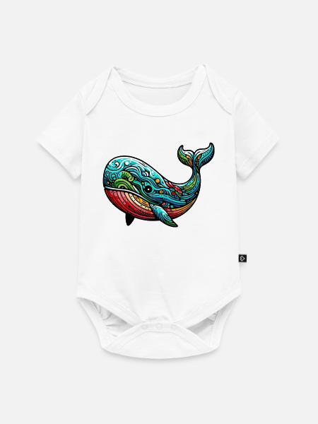 Wal - Baby Premium Kurzarmbody - Weiß