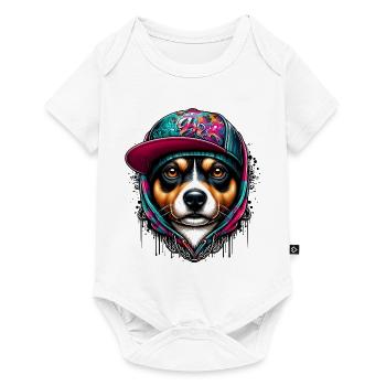 Dog - Baby Premium short-sleeve bodysuit - white - Front