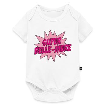 Super Belle-Mère / Fête des Mères - Body à manches courtes Premium Bébé - blanc - Devant