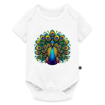 Peacock - Baby Premium short-sleeve bodysuit - white - Front