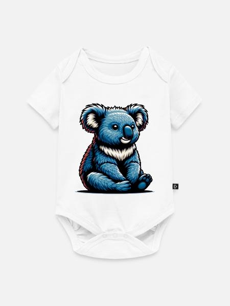 Koala - Baby Premium Kurzarmbody - Weiß