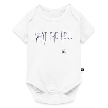 What the hell - Baby Premium short-sleeve bodysuit - white - Front