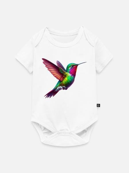 Kolibri - Baby Premium Kurzarmbody - Weiß