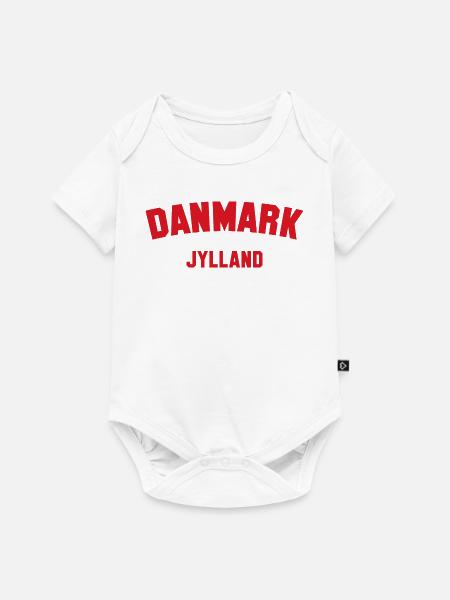 JYLLAND Denmark Dänemark - Baby Premium Kurzarmbody - Weiß