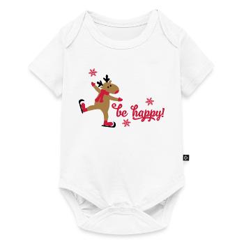 Funny Christmas - Baby Premium short-sleeve bodysuit - white - Front
