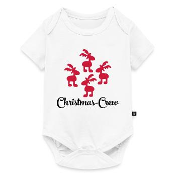 T-shirt amusant pour toute la famille pour Noël - Body à manches courtes Premium Bébé - blanc - Devant