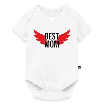 Beste Mama - Muttertag - Baby Premium Kurzarmbody - Weiß - Vorne