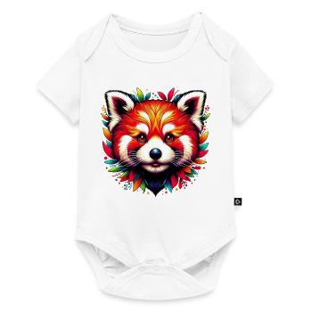 Red panda - Baby Premium short-sleeve bodysuit - white - Front