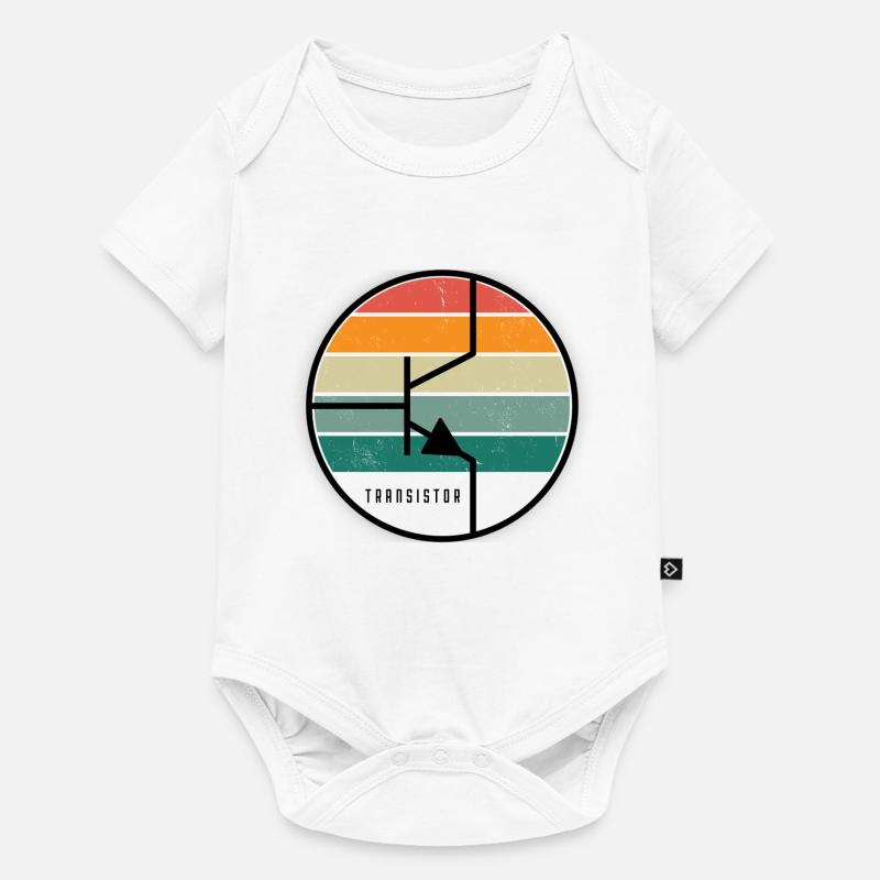 Transistor - Baby Premium Kurzarmbody - Weiß