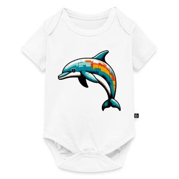 Dolphin - Baby Premium short-sleeve bodysuit - white - Front