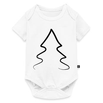 Christmas tree for Christmas - Baby Premium short-sleeve bodysuit - white - Front