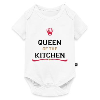 Tablier de cuisine pour un cuisinier parfait - Body à manches courtes Premium Bébé - blanc - Devant
