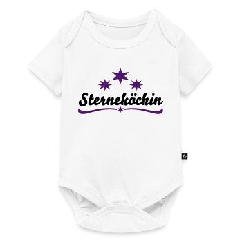 Tablier de cuisine chef étoilé - Body à manches courtes Premium Bébé - blanc - Devant