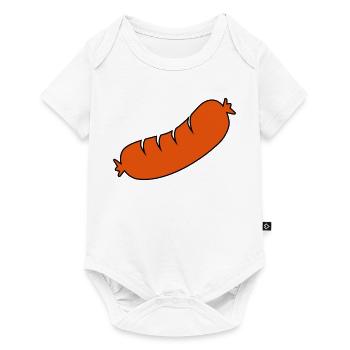 Bratwurst - Baby Premium Kurzarmbody - Weiß - Vorne